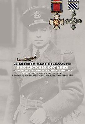 Cover for Steve Brew · A Ruddy Awful Waste: Eric Lock DSO, DFC &amp; Bar: the Brief Life of a Battle of Britain Ace (Hardcover Book) (2016)