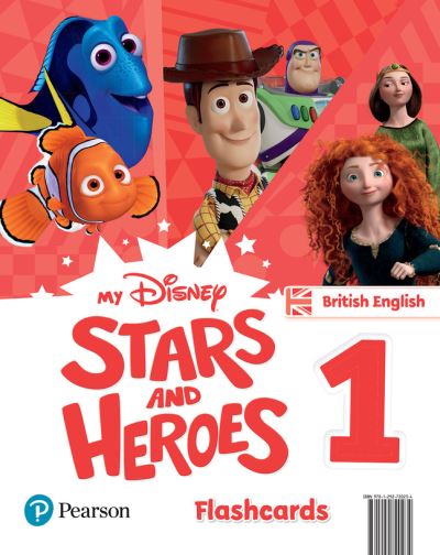 Cover for My Disney Stars and Heroes British Edition Level 1 Flashcards - Friends and Heroes (Cartas de oráculo/tarô) (2023)