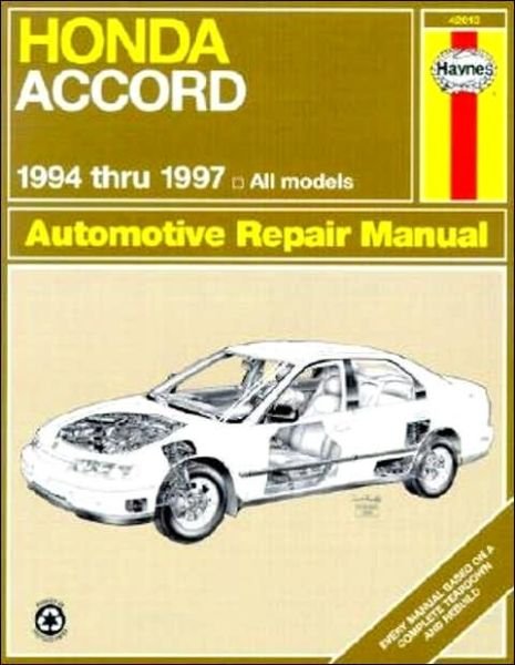 Cover for Jay Storer · Honda Accord (1994-1997) Automotive Repair Manual - Haynes Automotive Repair Manuals (Pocketbok) [2 Rev edition] (2016)