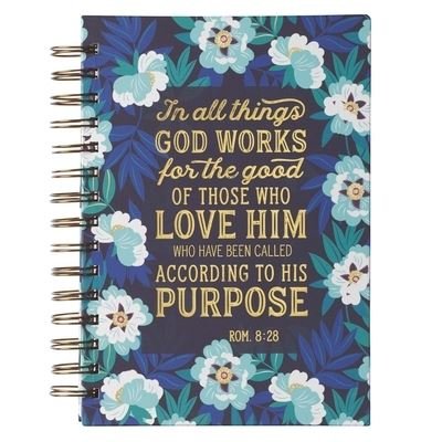 Cover for Christian Art Gifts Inc. · Journal Wirebound Large in All Things God Works for Good Rom. 8 (Bog) (2021)