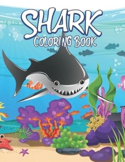 Cover for Platinum Press · Shark Coloring Book (Paperback Book) (2019)