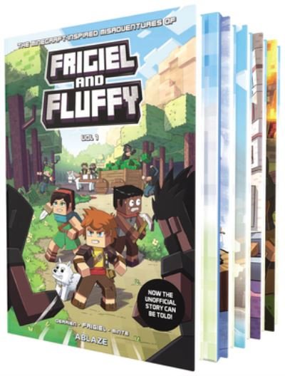 Cover for Frigiel · The Minecraft-Inspired Misadventures of Frigiel &amp; Fluffy Vol 1-5 Box Set (Innbunden bok) (2024)