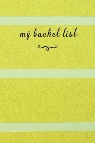 Cover for JT Journals · My Bucket List (Paperback Book) (2019)