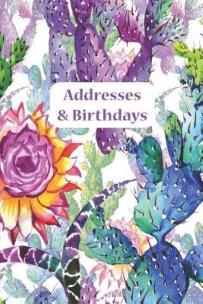 Cover for Andante Press · Addresses &amp; Birthdays (Paperback Book) (2019)