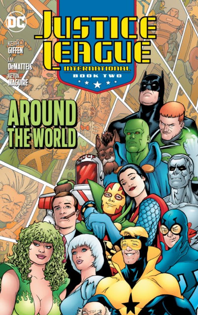 Cover for David Levin · Justice League International Book Two: Around the World (Paperback Book) (2025)