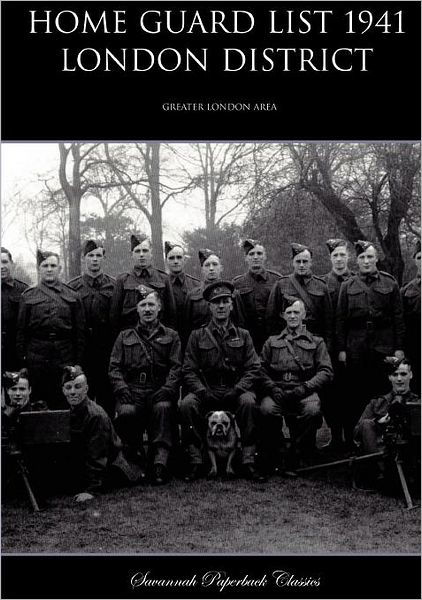 Cover for War Office · Home Guard List 1941: London District (Pocketbok) [2nd edition] (2012)