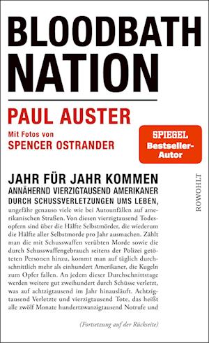 Cover for Auster, Paul; Ostrander, Spencer · Bloodbath Nation (Book)