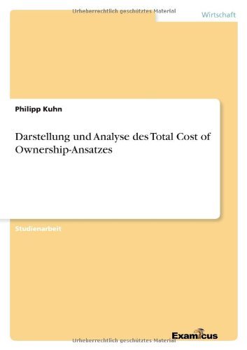 Cover for Kuhn · Darstellung und Analyse des Total (Paperback Bog) [German edition] (2012)