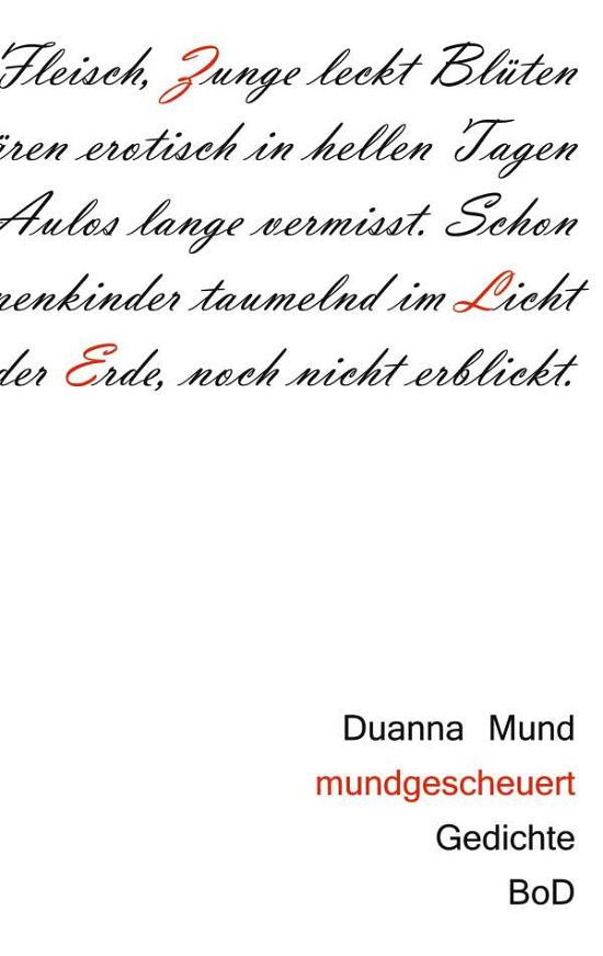 Cover for Mund · Mundgescheuert (Book)