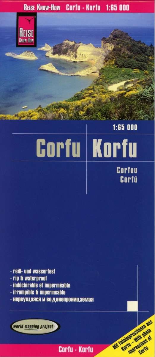 Cover for Corfu (1:65.000) (Map) (2019)