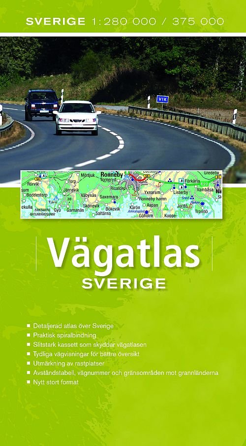 Cover for Legind · Færdselskort Sverige (Vägatlas Sverige) (Spiral Book) [1st edition] (2010)