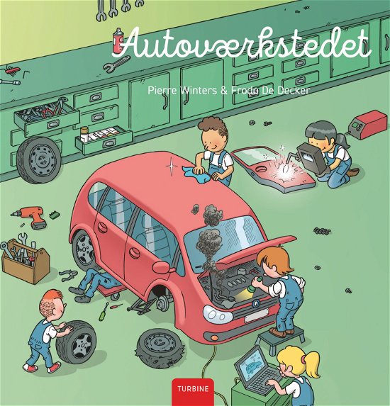 Cover for Pierre Winters · Autoværkstedet (Hardcover Book) [1e uitgave] (2024)