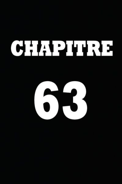 Cover for Chapitre Carnet · Chapitre 63 (Paperback Book) (2020)