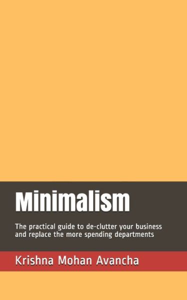 Cover for Krishna Mohan Avancha · Minimalism (Paperback Book) (2020)