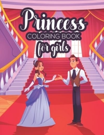 Cover for Funtime Press · Princess Coloring Book For Girls (Paperback Bog) (2020)