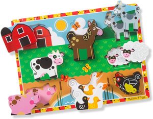 Cover for Melissa &amp; Doug · Farm Chunky Cardboard Puzzle (N/A) (2024)