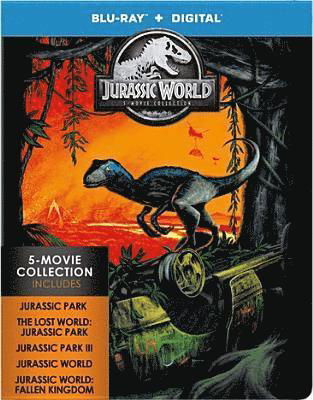 Jurassic World: 5-Movie Collection (5 Blu-Ray) [Edizione: Stati Uniti] - Jurassic World: 5-Movie Collection - Films -  - 0191329078235 - 18 september 2018