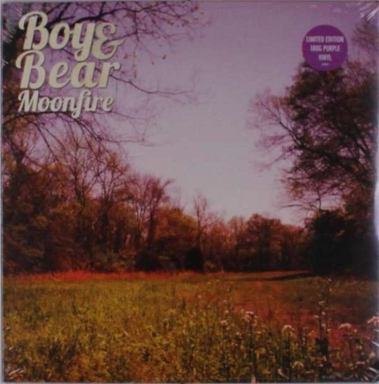 Cover for Boy &amp; Bear · Moonfire (LP) [Limited, Coloured edition] (2018)