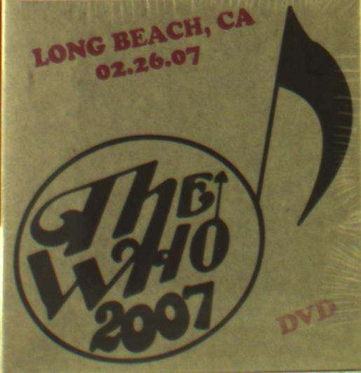 Cover for The Who · Live: 2/26/07 - Long Beach Ca (DVD) (2019)