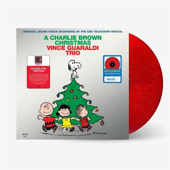 Cover for Vince Guaraldi Trio · Charlie Brown Christmas (Translucent Red with Gold Flecks) (LP) [Limited Walmart Exclusive edition] (2022)