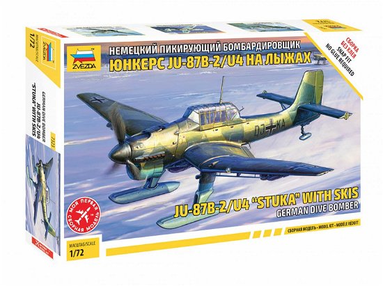 Zvezda · ZVEZDA - 1/72 Ju-87 Stuka W/ski (9/20) * (Toys)