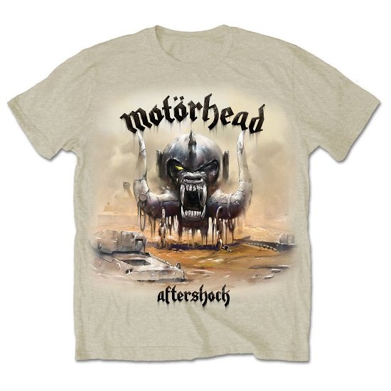 Motorhead Unisex Tee: Aftershock - Motörhead - Produtos - Global - Apparel - 5055295373235 - 