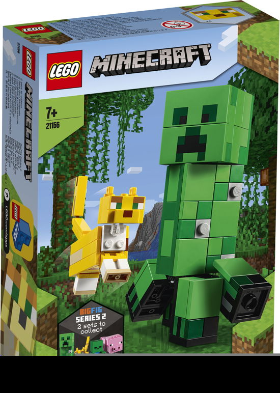 Lego - Lego 21156 Minecraft BigFig Creeper En Ocelet - Lego - Mercancía - Lego - 5702016618235 - 3 de enero de 2022