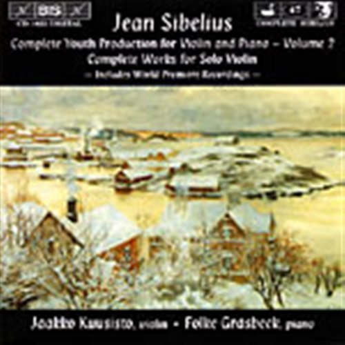 Sibeliuscomplete Vln Pno Works 2 - Kuusistograsbeck - Musik - BIS - 7318590010235 - 29. maj 2000