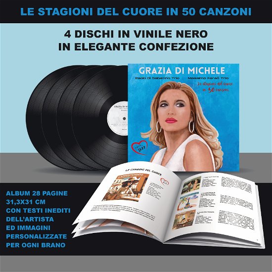 Cover for Grazia Di Michele · Le Stagioni Del Cuore (4Lp+Libro) (LP)