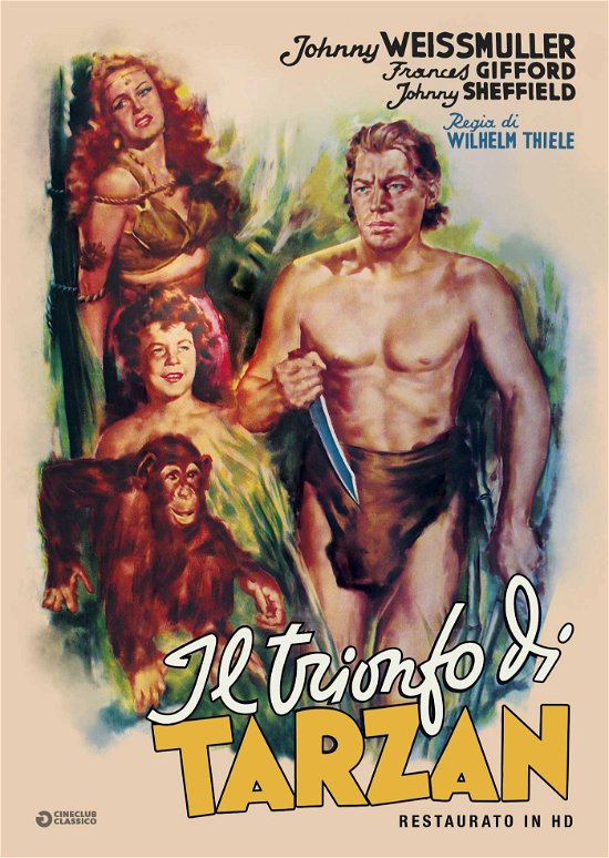 Cover for Sheffield Weissmuller · Trionfo Di Tarzan (Il) (Restaurato In Hd) (DVD) (2020)