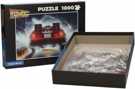 Cover for Back To The Future · BACK TO THE FUTURE - Puzzle 1000P - Delorean Out o (Leketøy)