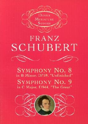 Cover for Franz Schubert · Symphony No.8 In B Minor D759, 'Unfinished': Miniature Score of D759 Unfinished and D944 the Great (Bok) (1997)