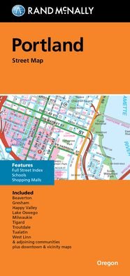 Cover for Rand Mcnally · Rand McNally Folded Map: Portland Street Map (Paperback Book) (2022)