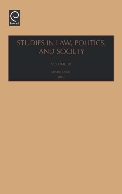 Cover for Austin Sarat · Studies in Law, Politics, and Society - Studies in Law, Politics, and Society (Hardcover Book) (2006)