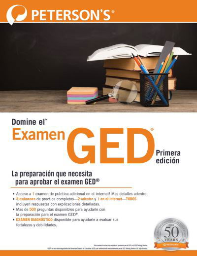 Cover for Peterson's · Domine el Examen del GED®, Primera Edicion: (Master the™ GED® Test, 1st Edition, in Spanish) (Paperback Book) (2021)