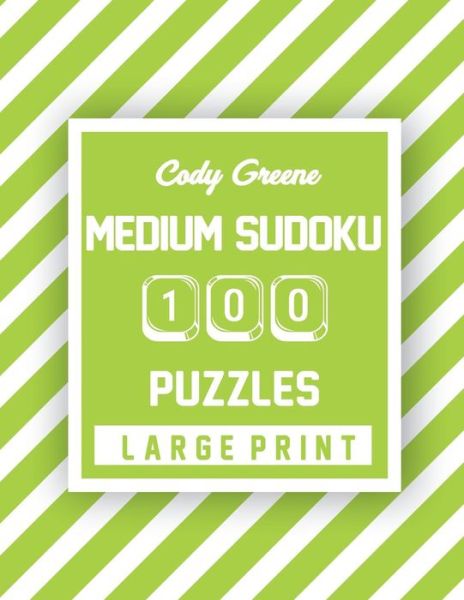 Cover for Cody Greene · Cody Greene Medium Sudoku (Paperback Book) (2019)