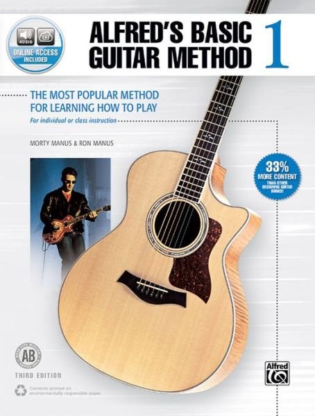 Cover for Morty Manus · Alfred's Basic Guitar Book 1 - Alfred's Basic Guitar Method (Paperback Book) (2015)