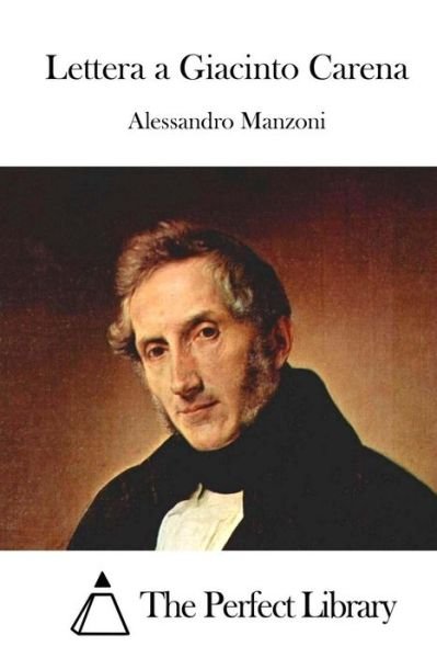 Cover for Alessandro Manzoni · Lettera a Giacinto Carena (Paperback Book) (2015)