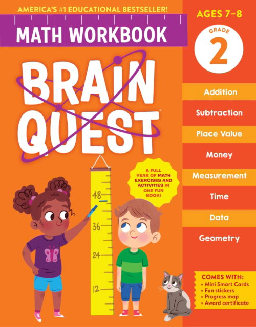 Brain Quest Math Workbook: 2nd Grade - Workman Publishing - Bøker - Workman Publishing - 9781523524235 - 11. juli 2024