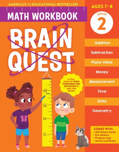 Cover for Workman Publishing · Brain Quest Math Workbook: 2nd Grade (Pocketbok) (2024)