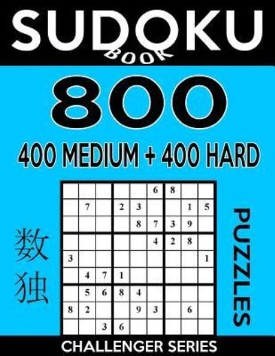 Cover for Sudoku Book · Sudoku Book 800 Puzzles, 400 Medium and 400 Hard (Pocketbok) (2017)
