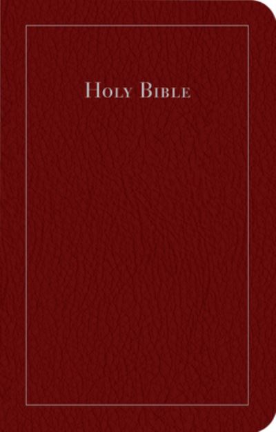 Cover for Common English Bible · CEB Common English Thinline Bible, Burgundy (Leather Book) (2019)