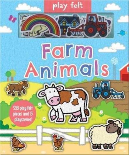 Cover for Erin Ranson · Play Felt Farm Animals - Activity Book - Soft Felt Play Books (Board book) (2018)