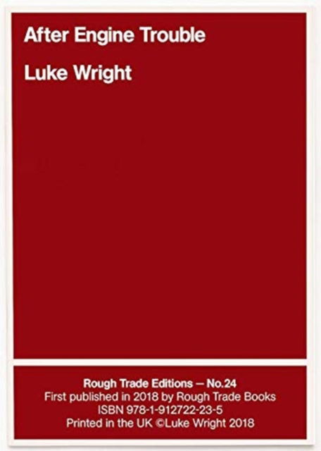 Cover for Luke Wright · After Engine Trouble - Luke Wright (RT#24) (Paperback Book) (2019)