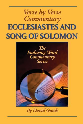 Cover for David Guzik · Ecclesiastes and Song of Solomon (Paperback Bog) (2013)