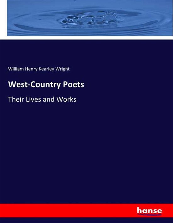Cover for Wright · West-Country Poets (Bog) (2017)