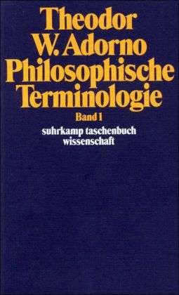 Cover for Theodor W. Adorno · Suhrk.TB.Wi.0023 Adorno.Phil.Termin.1 (Bok)