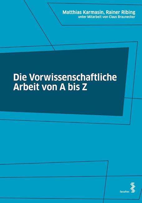 Cover for Karmasin · Die Vorwissenschaftliche Arbei (Book)