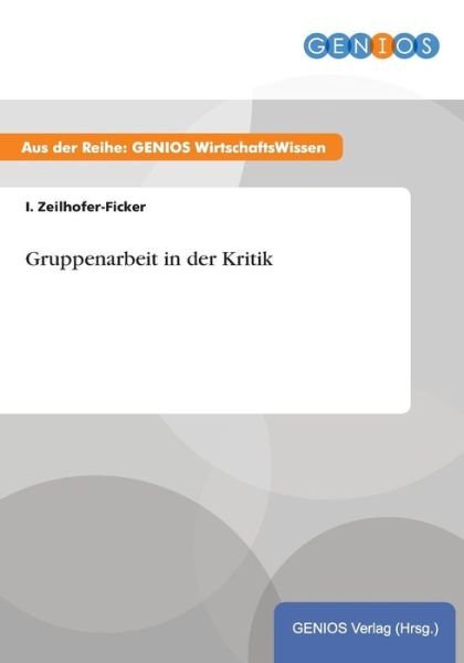 Cover for I Zeilhofer-ficker · Gruppenarbeit in Der Kritik (Paperback Bog) (2015)