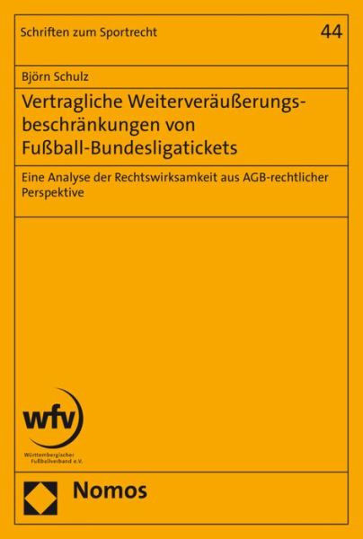 Cover for Schulz · Vertragliche Weiterveräußerungsb (Book) (2018)